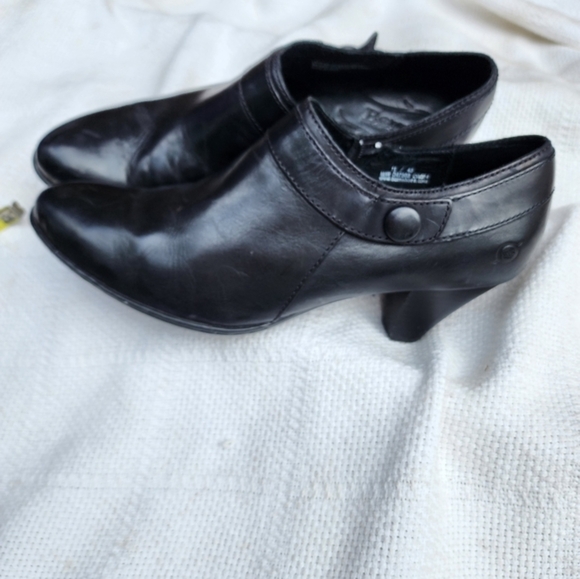 Børn black leather booties/ shooties 11 - Picture 6 of 12